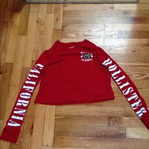 Long sleeved crop top